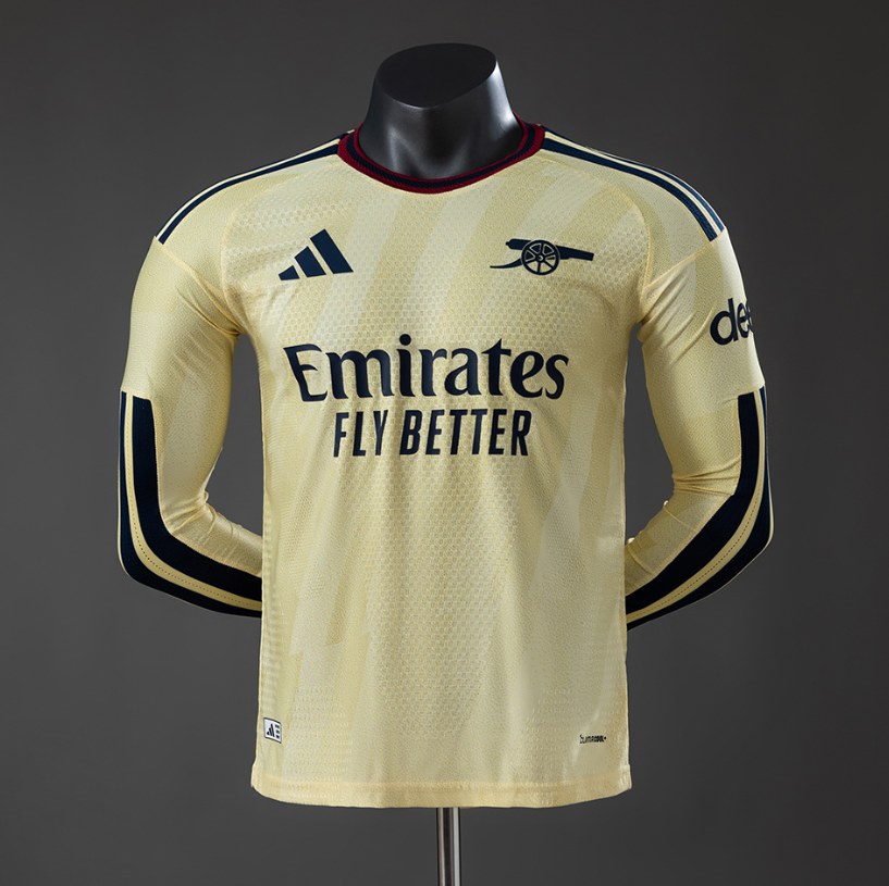 Arsenal 25/26 Away Long Sleeve — Player Version