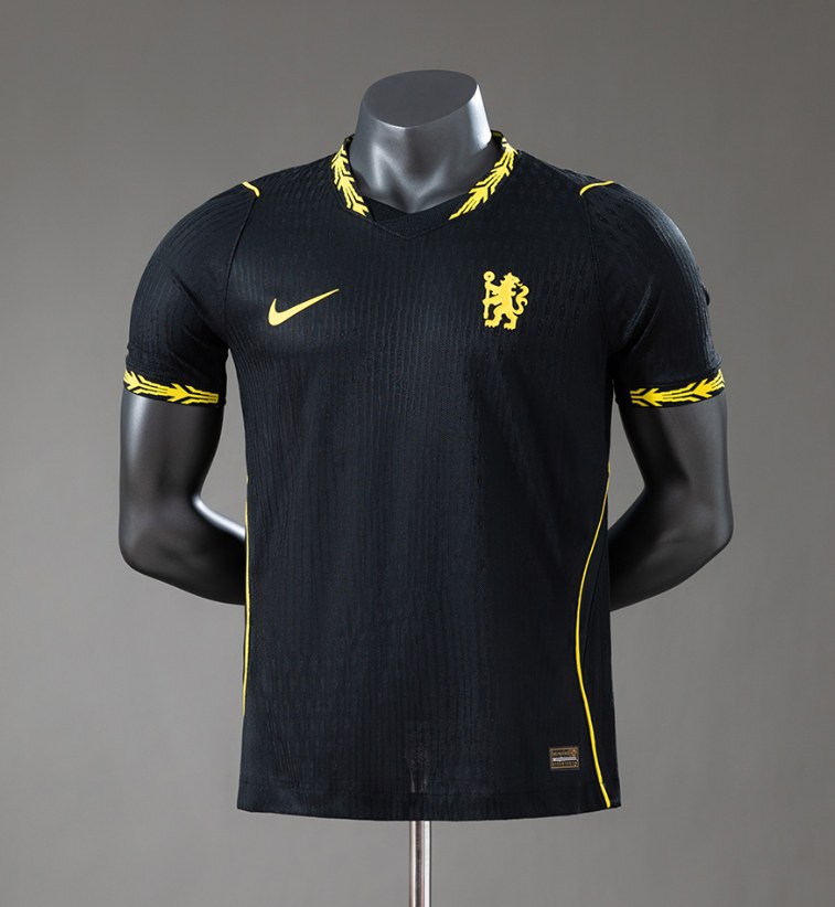 Chelsea 25/26 Away Black — Player Version