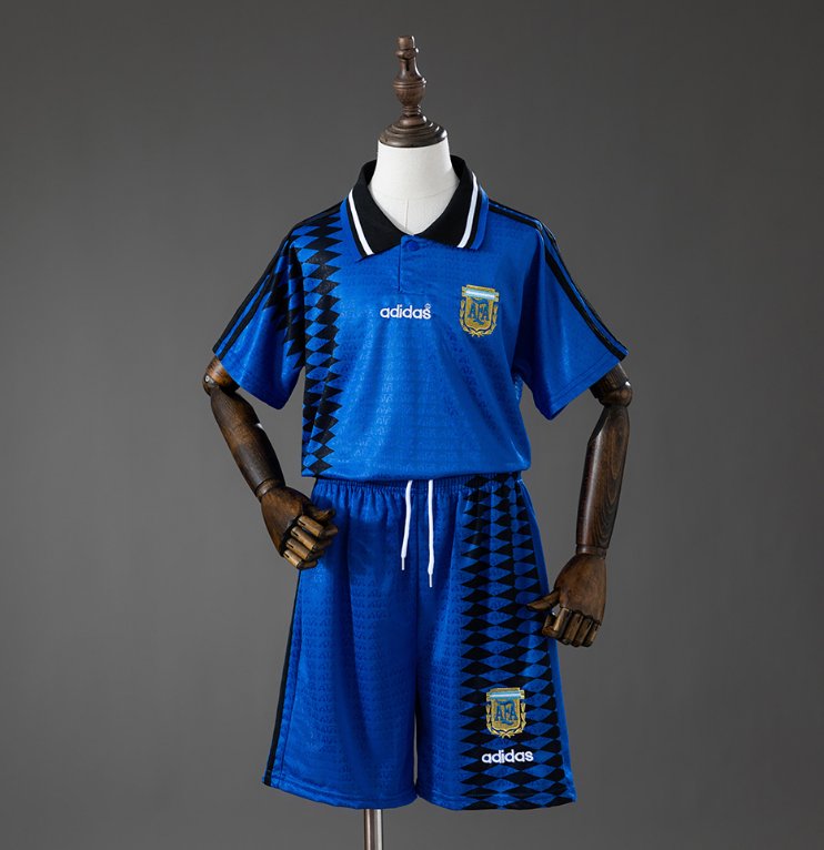 Argentina 1994 Away Blue - Kids Kit