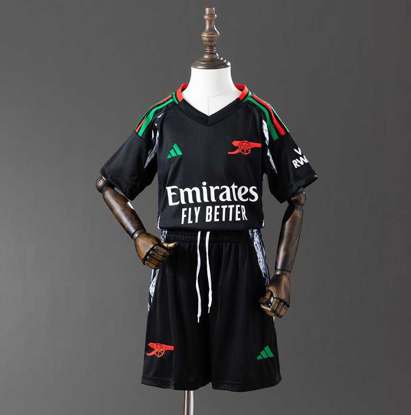 Arsenal 2024/25 Third Black - Kids Kit
