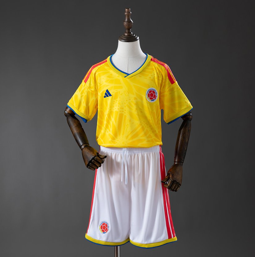 Colombia 2024 Home Yellow - Kids Kit
