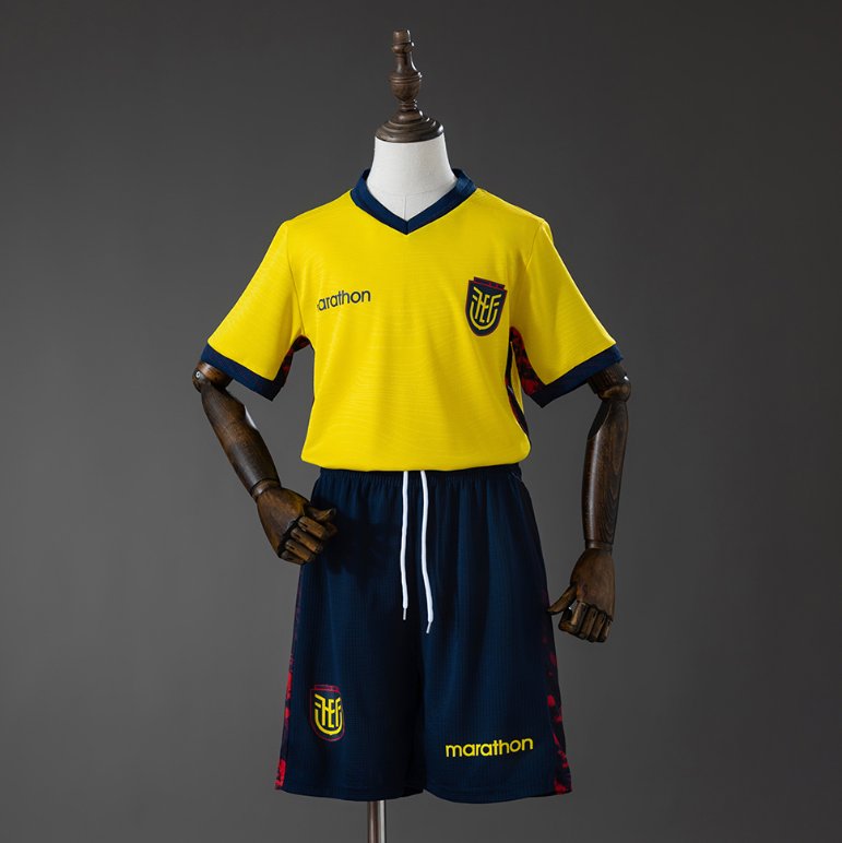 Ecuador 2024 Home Yellow - Kids Kit