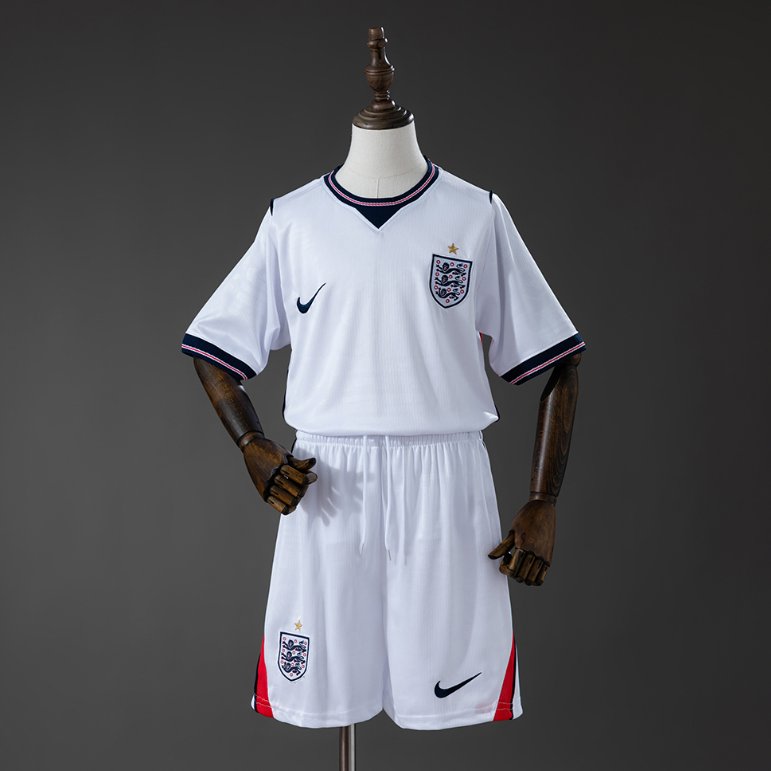 England 2024 Home White - Kids Kit