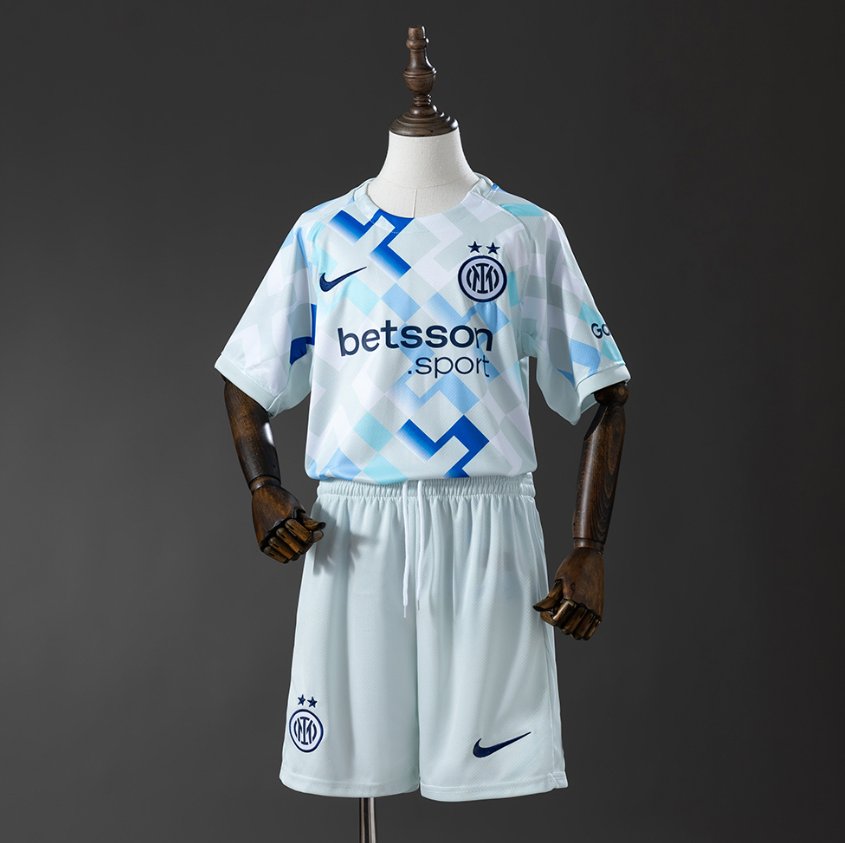 Inter Milan 2024/25 Third White/Blue - Kids Kit