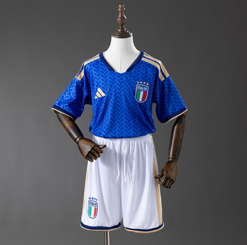 Italy 2024 Home Blue - Kids Kit