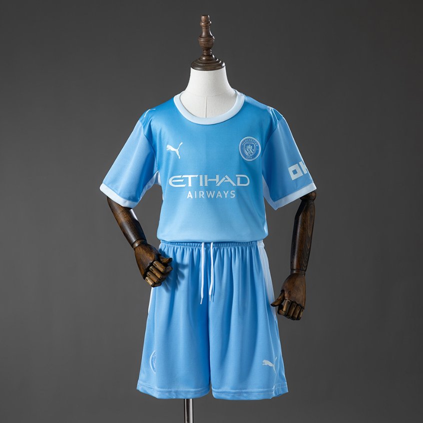 Manchester City 2025/26 Home - Kids Kit
