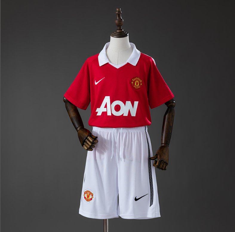 Manchester United 2010/11 Home - Kids Kit