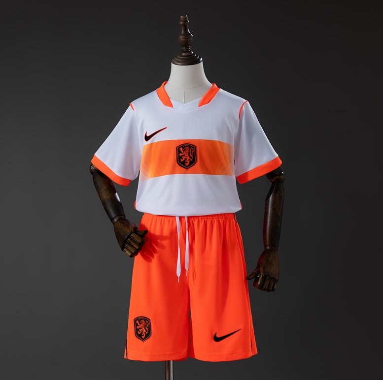 Netherlands 2024 Away White - Kids Kit