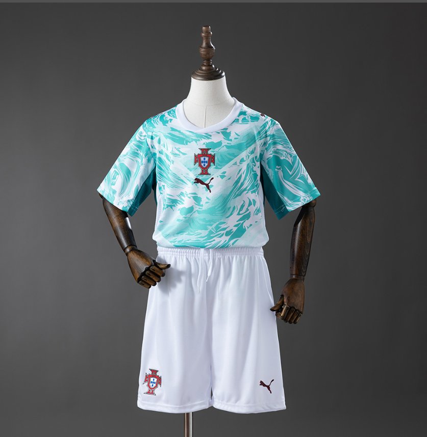Portugal 2024/25 Away Mint - Kids Kit