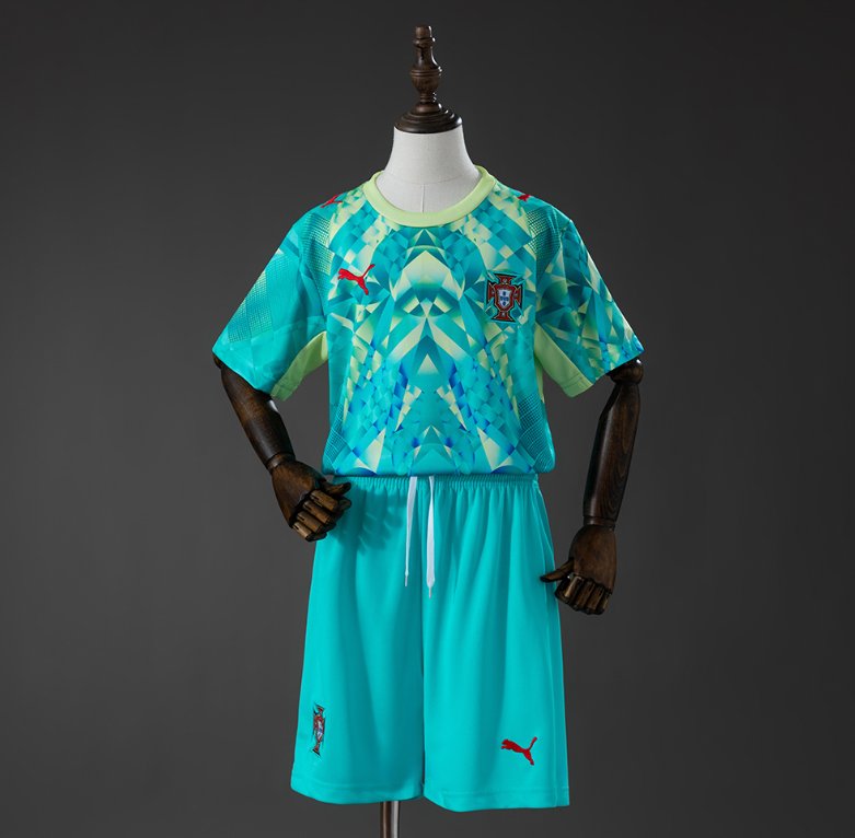 Portugal Goalkeeper Teal - Kids Kit