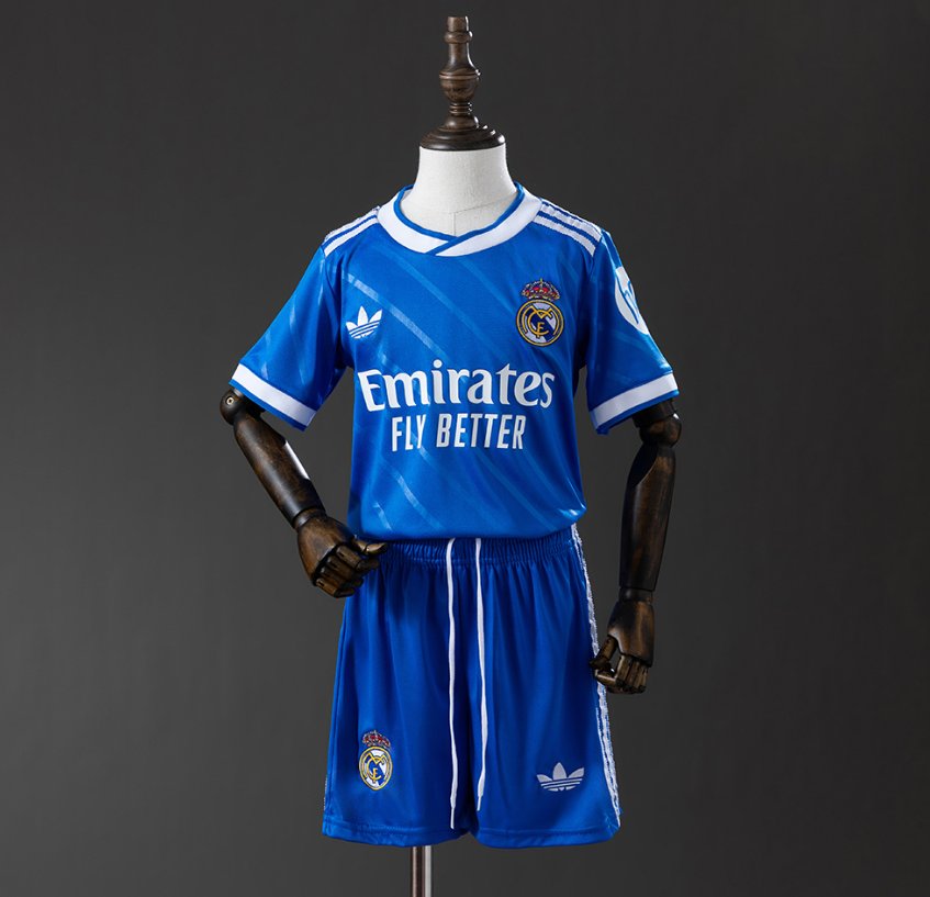 Real Madrid 2023/24 Away Blue - Kids Kit