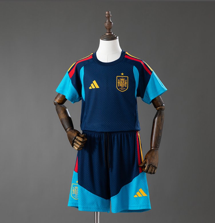 Spain 2024 Away Navy - Kids Kit