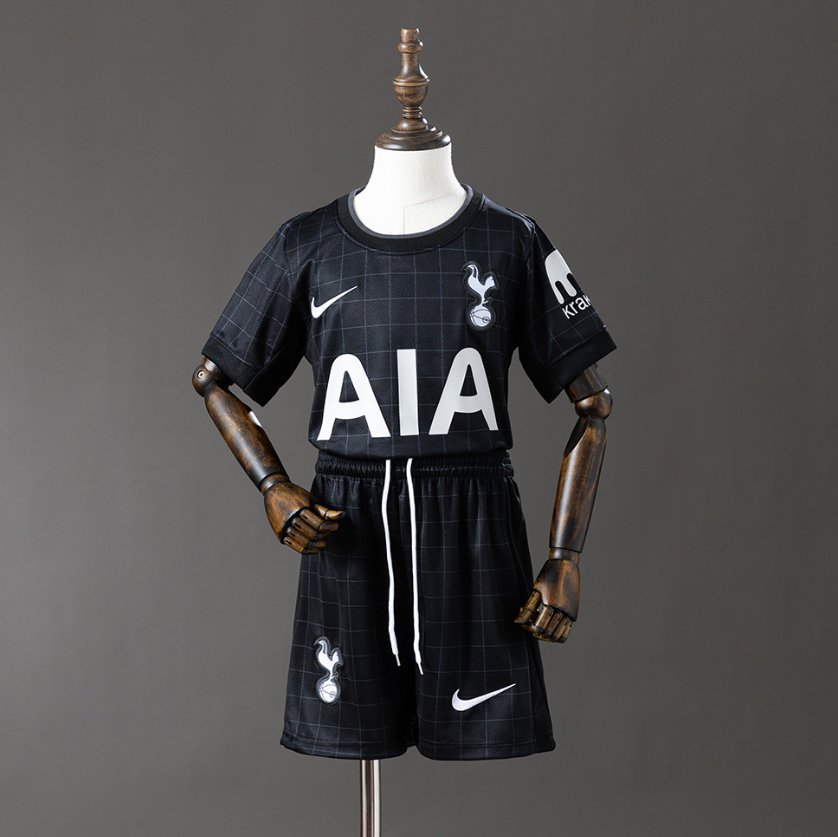 Tottenham Hotspur 2024/25 Away Black - Kids Kit