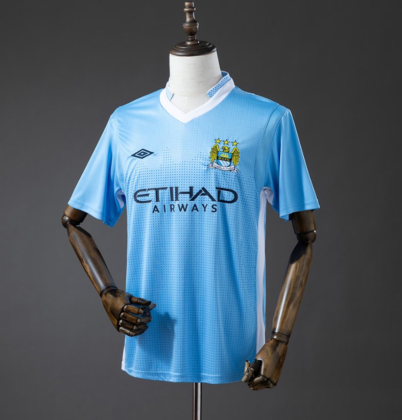 Manchester City Retro Home — Etihad Era — Player Version