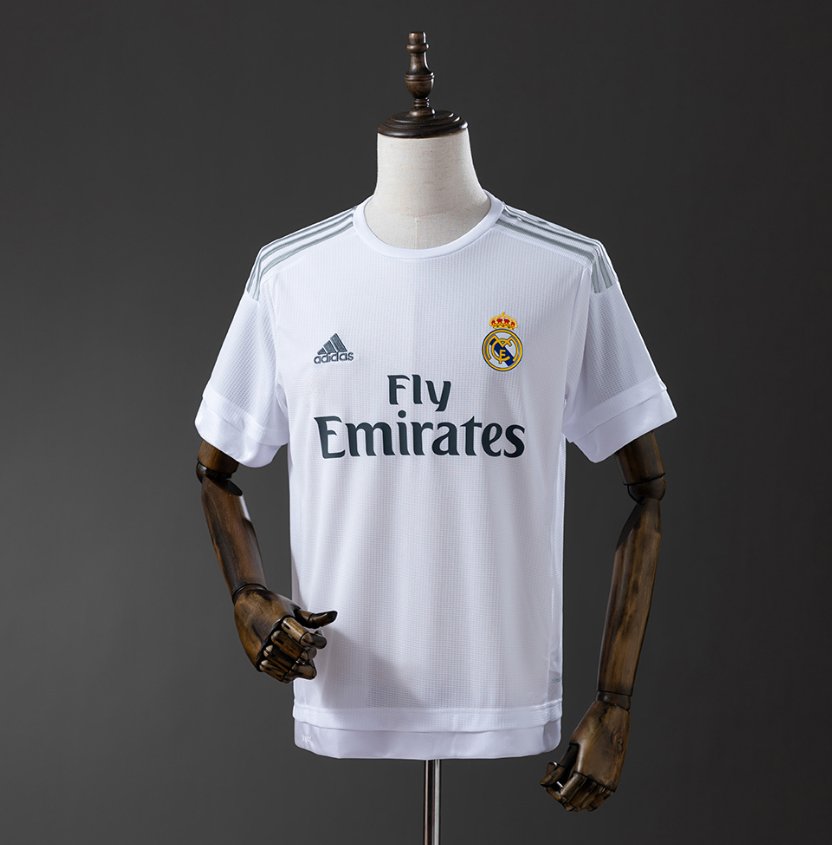 Real Madrid Retro Home — Fly Emirates Era — Player Version