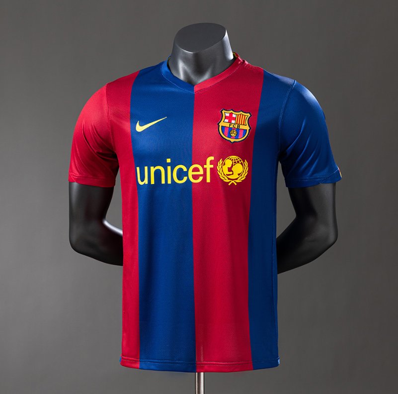 FC Barcelona Retro Home — unicef Era — Player Version