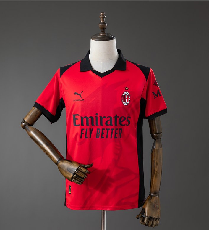 AC Milan Retro Fourth — Emirates Fly Better Era — Player Version