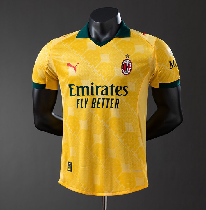 AC Milan Retro Third — Emirates Fly Better Era — Player Version